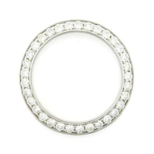 Lunette en Réel diamant personnalisée de 4 carats pour s'adapter à la montre Rolex Datejust ou President