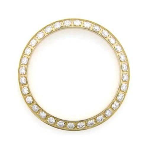 Lunette en Réel diamant pour femme de 0,75 carats pour s'adapter à Rolex Datejust ou Date ou tous les modèles de montres