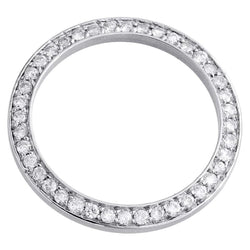 Lunette en Réel diamant pour s'adapter à Datejust ou Date 26 mm Montre Femme Personnalisée 3 ct