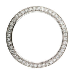 Lunette en Réel diamant pour s'adapter à tous les modèles de montres Rolex Datejust 4,5 ct. Personnalisé 41mm