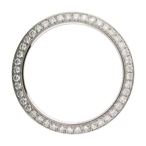 Lunette en Réel diamant pour s'adapter à tous les modèles de montres Rolex Datejust 4,5 ct. Personnalisé 41mm