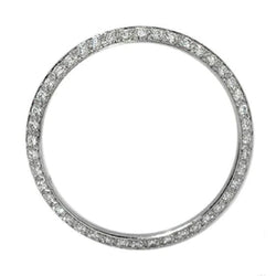 Lunette en Véritable diamant personnalisée de 1,5 ct pour s'adapter à une montre Rolex ou une date pour femme