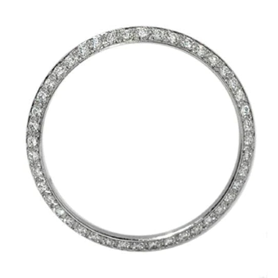 Lunette en Véritable diamant personnalisée de 1,5 ct pour s'adapter à une montre Rolex ou une date pour femme