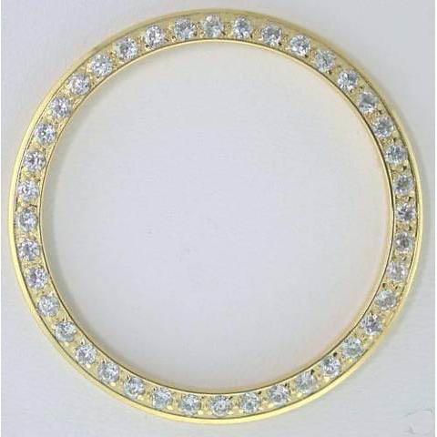 Lunette en Véritable diamant personnalisée de 2,25 ct pour s'adapter à tous les modèles de montre Rolex.