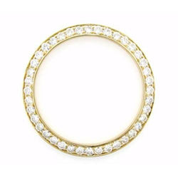 Lunette en Véritable diamant personnalisée de 3 carats pour s'adapter à la montre Rolex Datejust & President