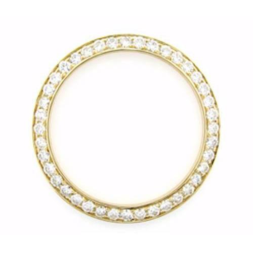 Lunette en Véritable diamant personnalisée de 3 carats pour s'adapter à la montre Rolex Datejust & President