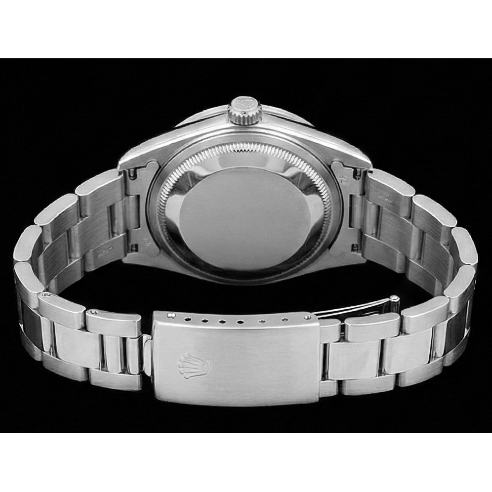 Lunette Diamant Personnalisée Rolex Taille moyenne Sans date 31 mm Montre acier inoxydable