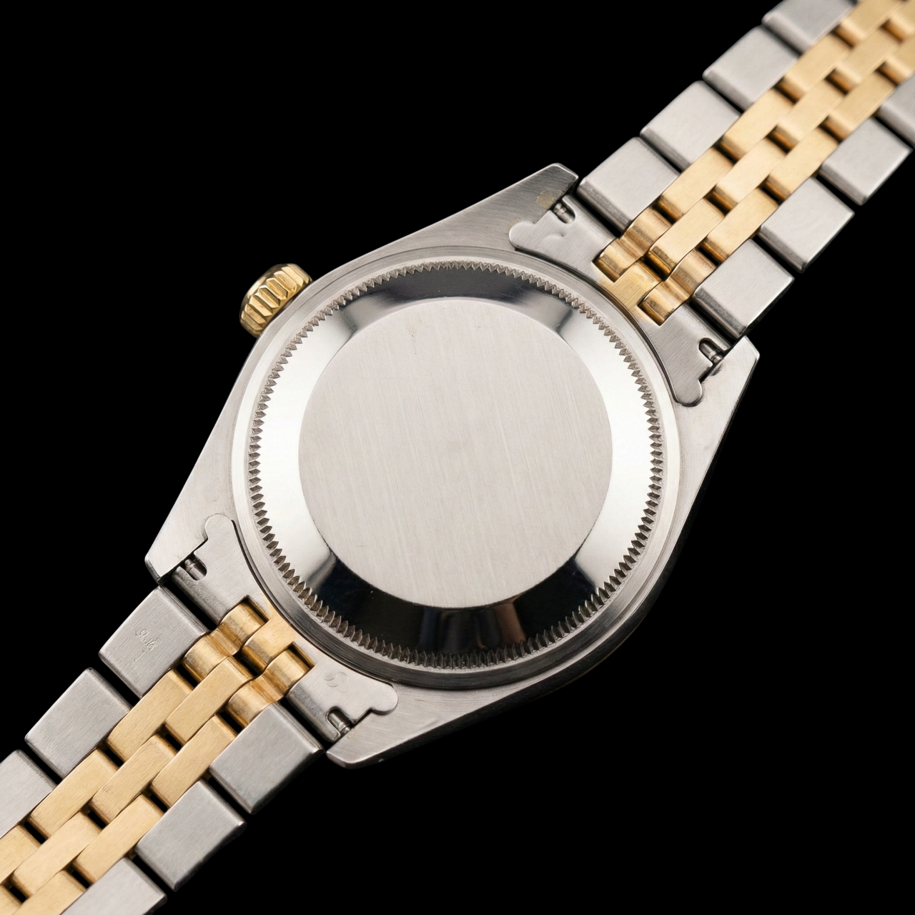 Lunette diamant Montre femme Rolex Datejust Cadran jubilé acier inoxydable & or