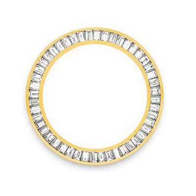 Lunette diamant VVS1 personnalisée pour s'adapter à tous les modèles de montres Rolex Datejust 4,50 ct