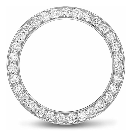 Lunette diamantée personnalisée de 44 mm de 8 ct pour Rolex Datejust ou tous les modèles de montres