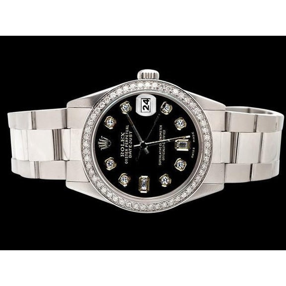 Lunette en diamant Montre Rolex 