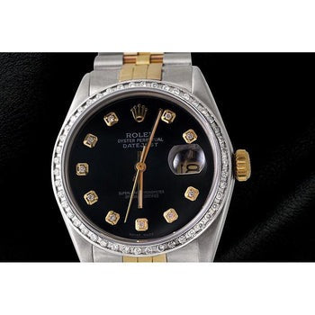 Lunette en diamant Regarder Rolex pour homme