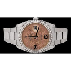 Lunette en diamant Rolex Datejust Regarder pour femme et homme acier inoxydable ensemble rapide
