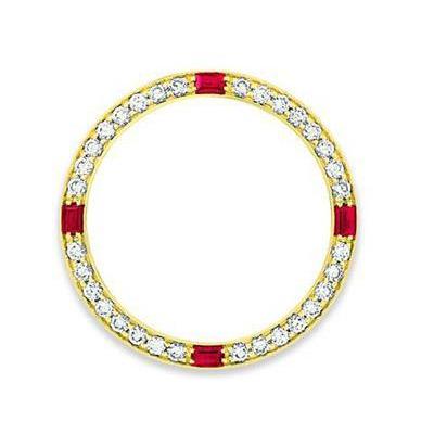 Lunette en diamant personnalisée de 3,50 carats et 31 mm pour Rolex Datejust ou tous les modèles de montres