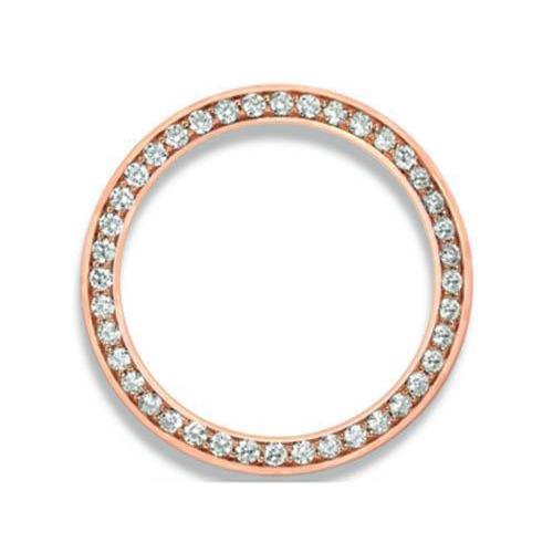 Lunette en diamant personnalisée de 3,50 carats et 31 mm pour tous les modèles de montres Rolex Datejust Date