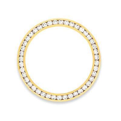 Lunette en diamant personnalisée de 3 ct pour montre Rolex Datejust ou Presidential de 26 mm