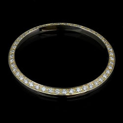 Lunette ronde personnalisée de 2,5 carats et 26 mm pour montre Rolex Datejust ou Date