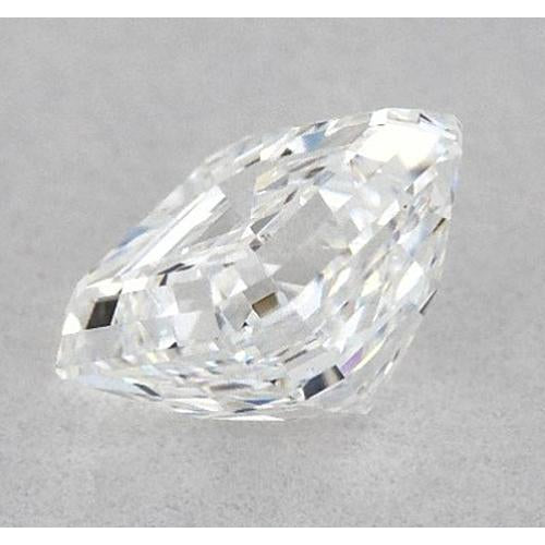 Diamant Asscher 5 carats, non serti, couleur F, pureté VVS2, très bonne taille