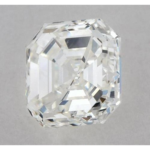 Asscher Brillant bague en Gold – vue de face