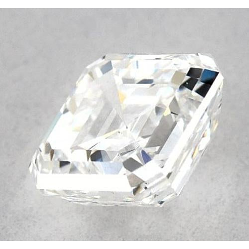 Diamant Asscher 4,25 carats, non serti, couleur F, pureté VS1, très bonne taille