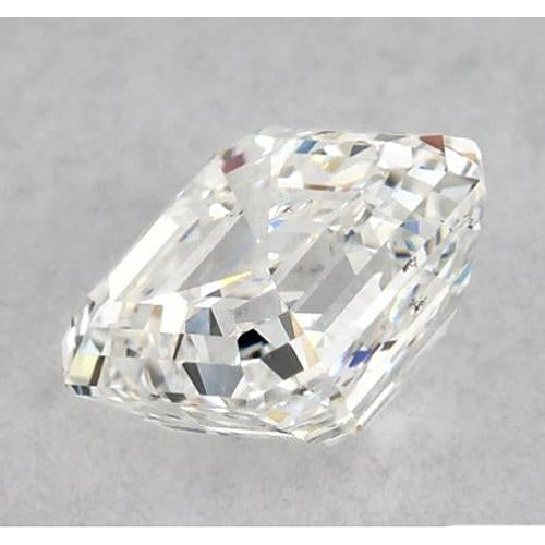 Diamant Asscher 3,5 carats, non serti, couleur F, pureté VS1, très bonne taille