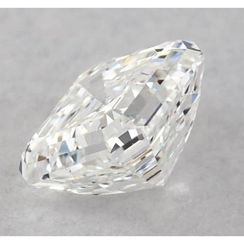 Diamant Asscher 4,5 carats, non serti, couleur F, pureté VS1, très bonne taille