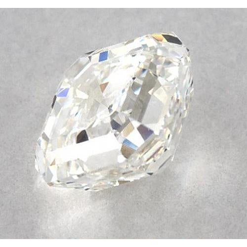 Diamant Asscher 2,25 carats, non serti, couleur F, pureté VS1, très bonne taille