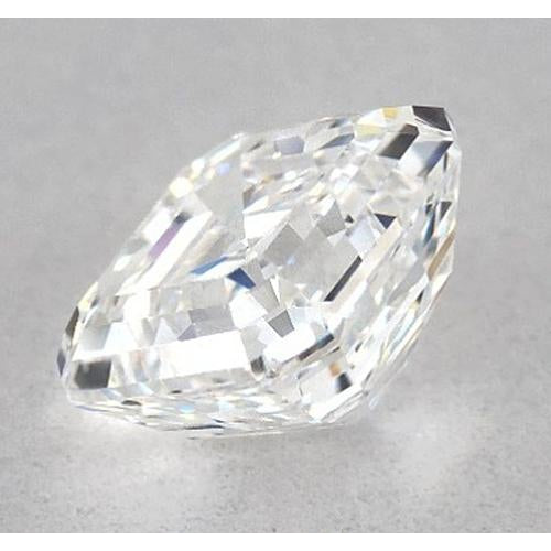 Diamant Asscher 4,25 carats, non serti, couleur F, pureté VVS1, très bonne taille