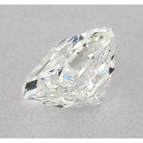 Diamant Asscher 2,5 carats, non serti, couleur F, pureté VS1, très bonne taille