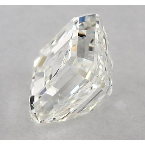 Diamant Asscher 2,25 carats, non serti, couleur F, pureté VVS2, très bonne taille