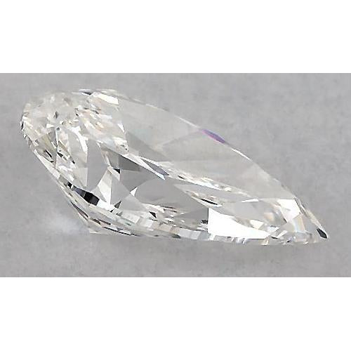 Diamant poire de 5 carats, non serti, couleur E, pureté VS1, très bonne taille