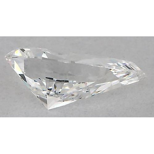 Diamant poire de 4 carats, non serti, couleur E, pureté VS1, très bonne taille
