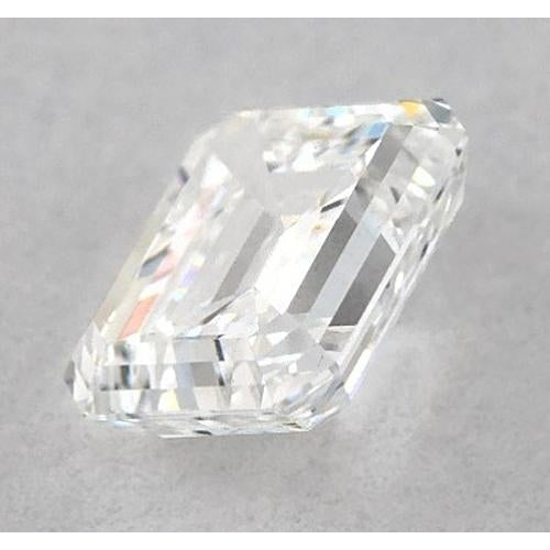 Diamant émeraude 2 carats, non serti, couleur F, pureté VS1, très bonne taille