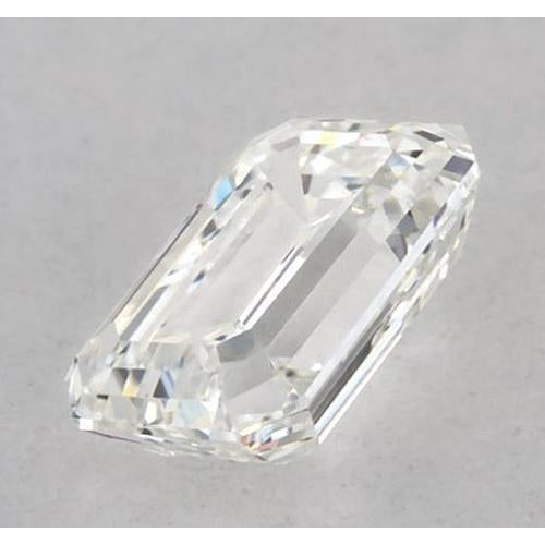 Diamant émeraude 2,5 carats, non serti, couleur F, pureté VVS1, très bonne taille