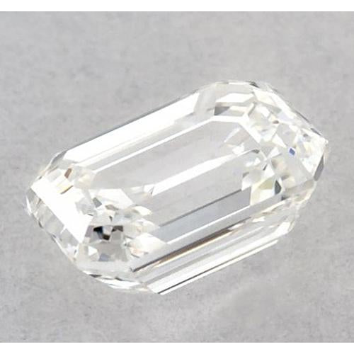 Diamant émeraude de 3,5 carats, taille très bonne, couleur E, pureté VS1.