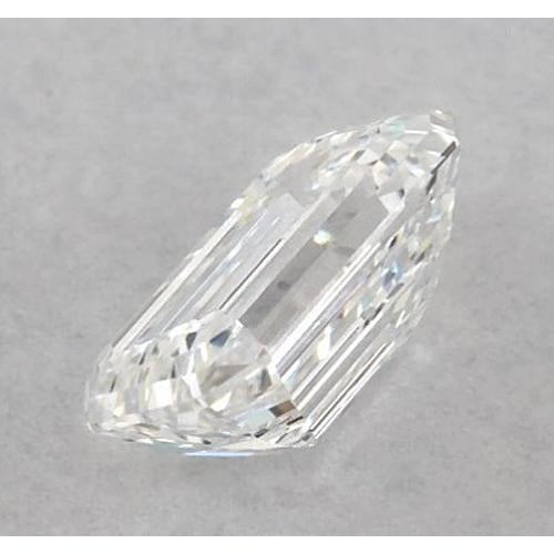 Diamant émeraude 4,5 carats, non serti, couleur F, pureté VVS1, très bonne taille