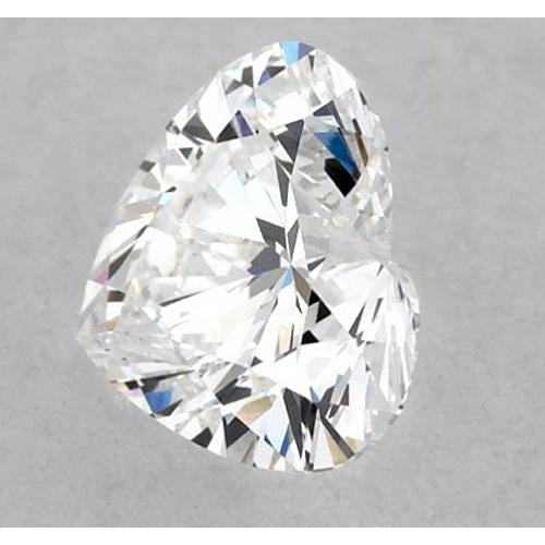 Forme Cœur Diamant bague en Gold – vue de face
