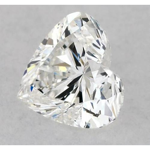 Forme Cœur Diamant bague en Gold – vue de face