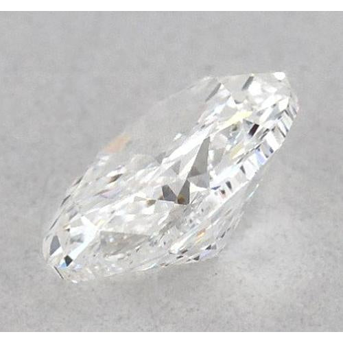 Diamant ovale de 1,5 carat, taille VVS1, taille très bonne, couleur E.