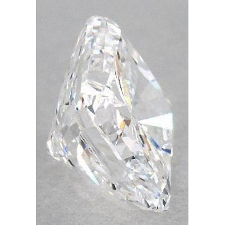 Diamant de 2 carats, taille radiant, non serti, couleur F, pureté VS1, très bonne taille