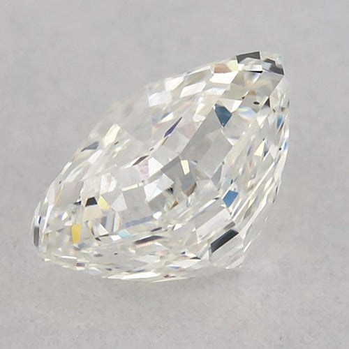 Diamant Asscher 4 carats, non serti, couleur F, pureté VVS1, très bonne taille