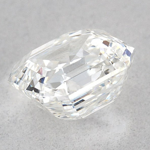 Diamant Asscher 4,75 carats, non serti, couleur F, pureté VVS1, très bonne taille