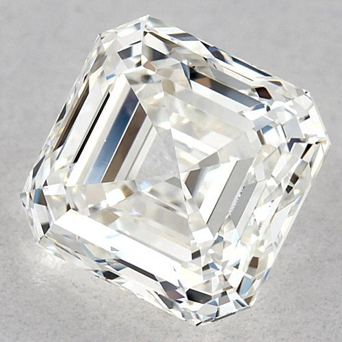 Diamant Fin Asscher Diamant en Vrac en Gold – vue de face