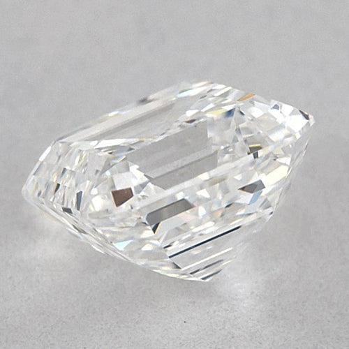 Diamant Asscher 1 carat, non serti, pureté E, VVS1, très bonne taille