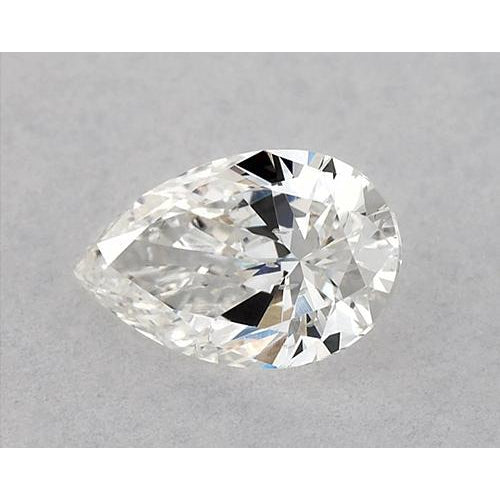 Diamant Taille Poire Diamant Certifié Loose en Gold – vue de face