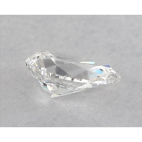 Diamant poire de 2,5 carats, non serti, couleur F, pureté VS1, très bonne taille
