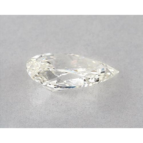 Diamant poire 1 carat, non serti, couleur F, pureté VVS2, très bonne taille