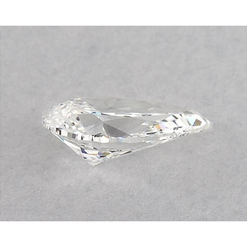 Diamant poire 1 carat, non serti, couleur F, pureté VS1, très bonne taille