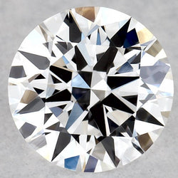 Diamant rond naturel de 2,25 carats, extrait de la terre, pureté F, VVS1, taille excellente, non serti