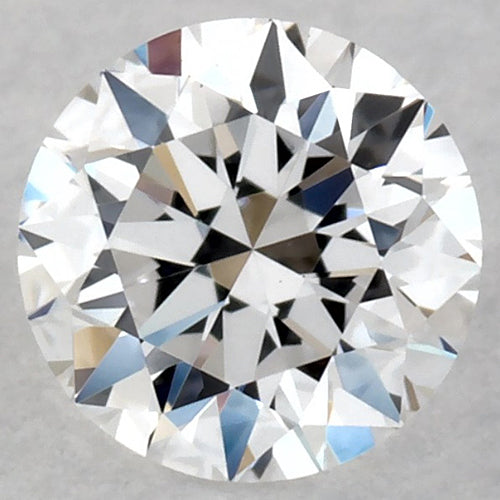 Diamant rond naturel de 2,25 carats, extrait de la terre, couleur E, pureté VS1, taille excellente, non serti